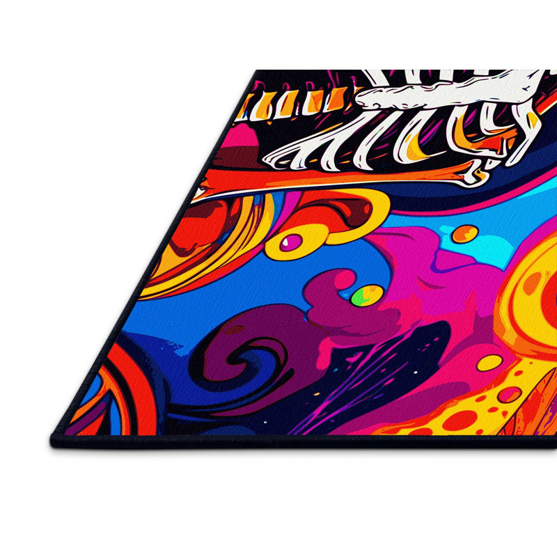 Solar Trance Rug, Rectangle 2' x 3'