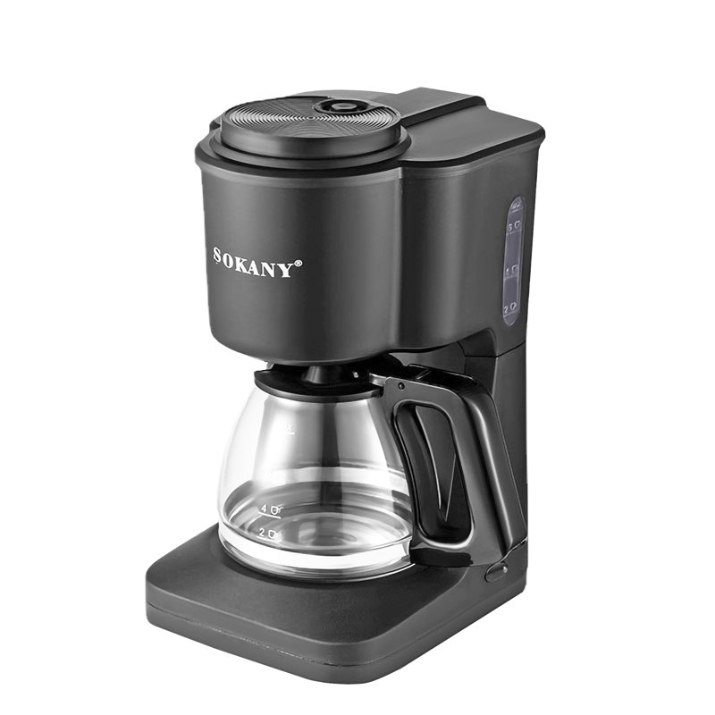 Fixturedisplays® 6-Cup Mini Switch Coffee Maker Black 6.3 X 7 X 11.41 Inches 15668