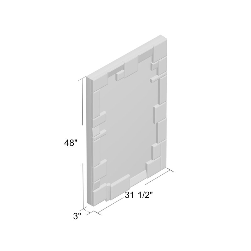 Reshawn Glass Rectangle Mirror
