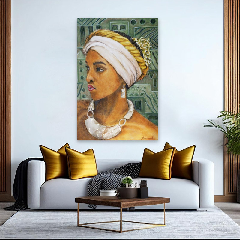 Model 2 - Multicultural Figurative Art, 60" H x 40" W