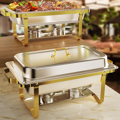 8QT 304 Stainless Steel Chafing Dish Buffet Set -  HOMEIBRO, SF-M-CL-2