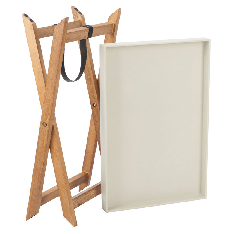 Table d'appoint Paolo, Beige, L 23,6 po x l 15,7 po x H 19,6 po