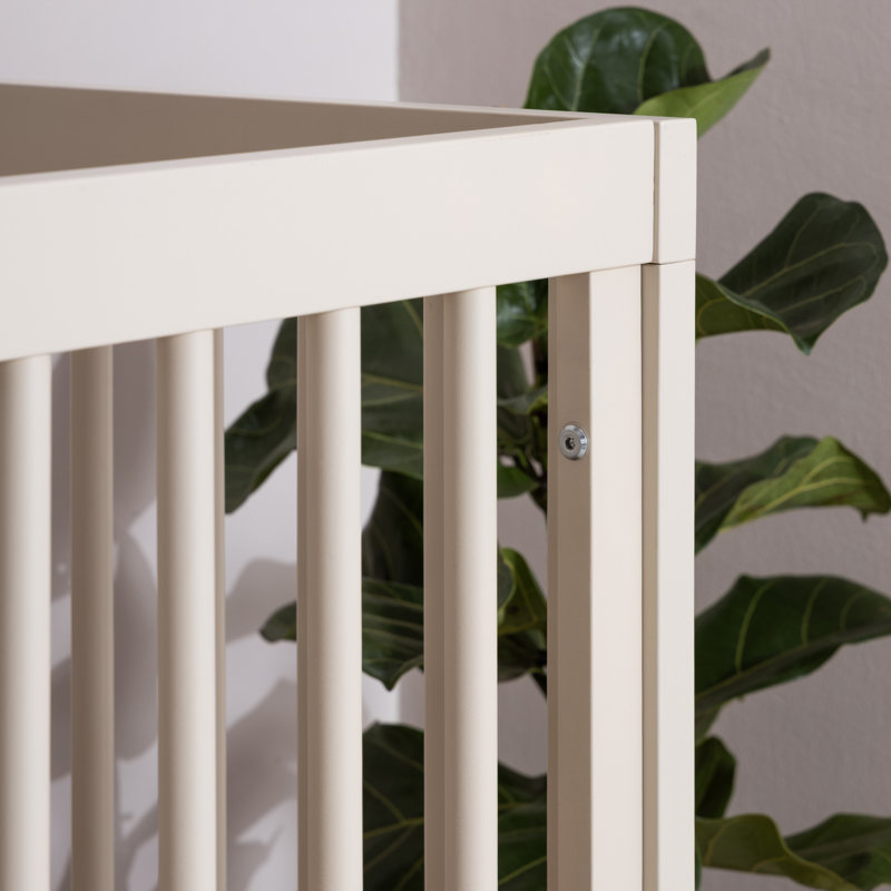 Soho 3-in-1 Convertible Crib, Almond Milk/Walnut