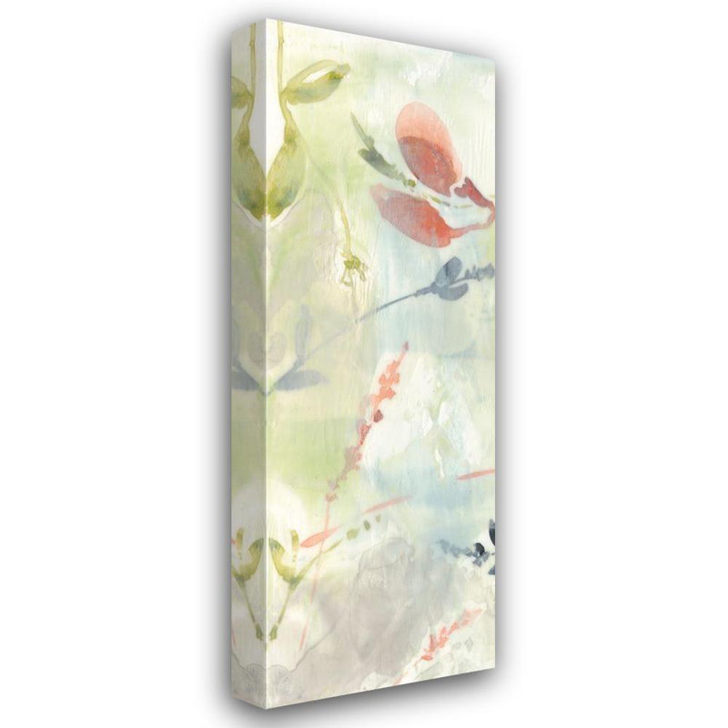 «Red Barrel Studio® Goldberger», galerie d'art sur toile tendue par Jennifer, Obscured Flowers I, H 48 po x l 19 po