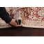 Tapis ivoire noué à la main de conception unique 9 pi x 12 pi 5 po Lumbye