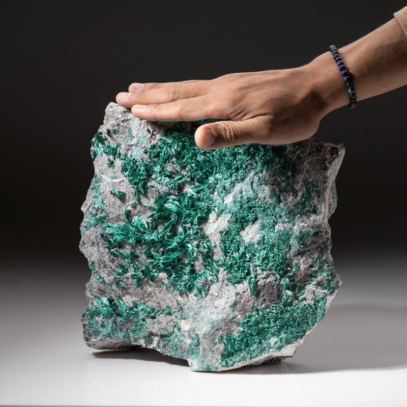 Genuine Brochantite Cluster