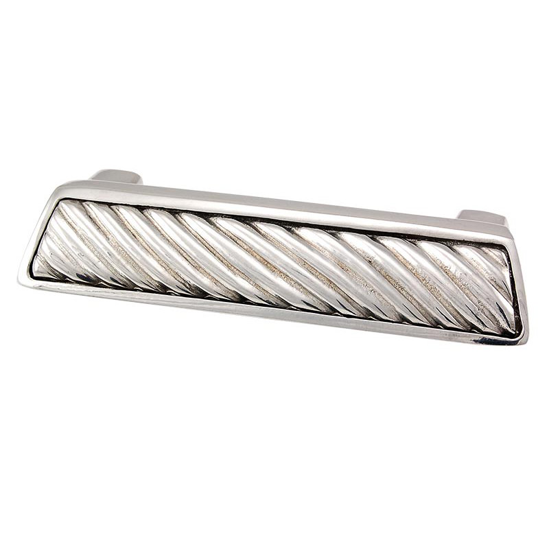 Sanzio Bar / Handle Pull, Polished Silver