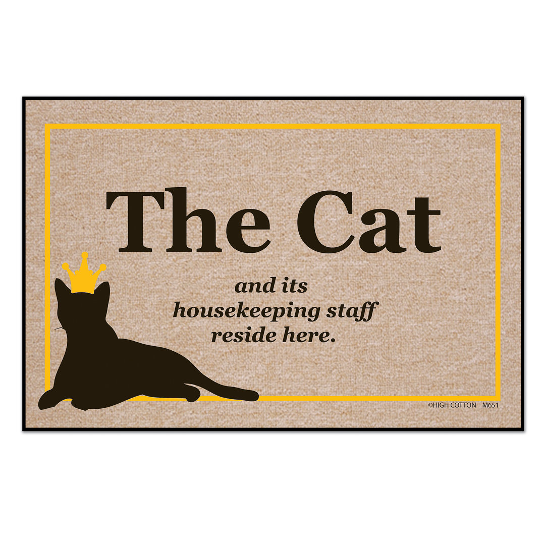 Searcy Non-Slip Indoor Doormat Trinx