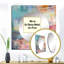 «Spring Miracles In Tender Retro Pastel I», art abstrait avec miroir mural de salon-100982827