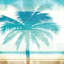 Impression sur toile «Beachscape Palms II»-20824663-72799637-72799647