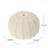 Bordeaux Knitted Cotton Round Pouf-106806901