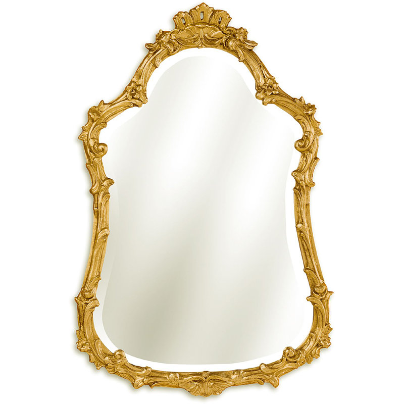 Alexis Wood Flat Wall Mirror, 33" x 21"
