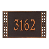 Boston Personalized Standard 1-Line Wall Address Plaque