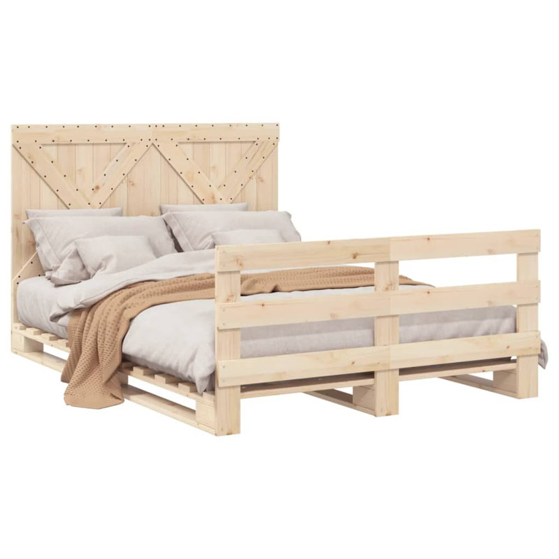 Collete Solid Wood Bed
