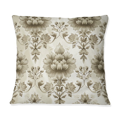 Coussin lombaire Beige Country Floral Chic