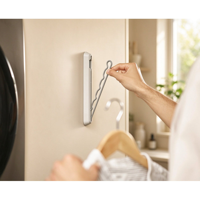 Polypropylene Foldable Wall-Mounted Drying Rack