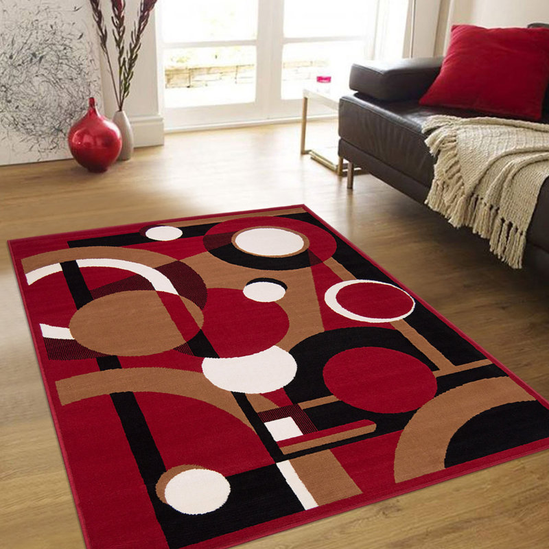 Geometric Indoor Rug, 7'7" x 10'6"
