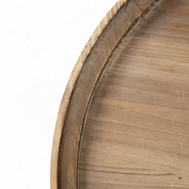 Table basse ronde à 2 niveaux