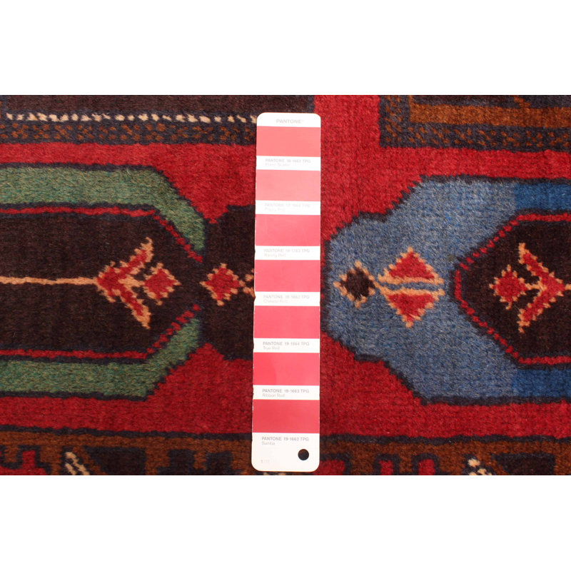 Rizbaft Red Rug 3'5" x 6'0"
