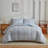 DONEUS Tufted Strip Duvet Cover Set Boho Textured Bedding Set-114645172-114491953