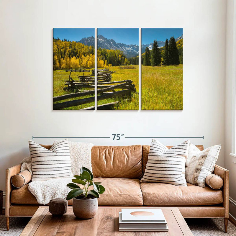 Clôture en bois Alvord dans une forêt - Maroon Bells CO, H 36 po x l 57 po