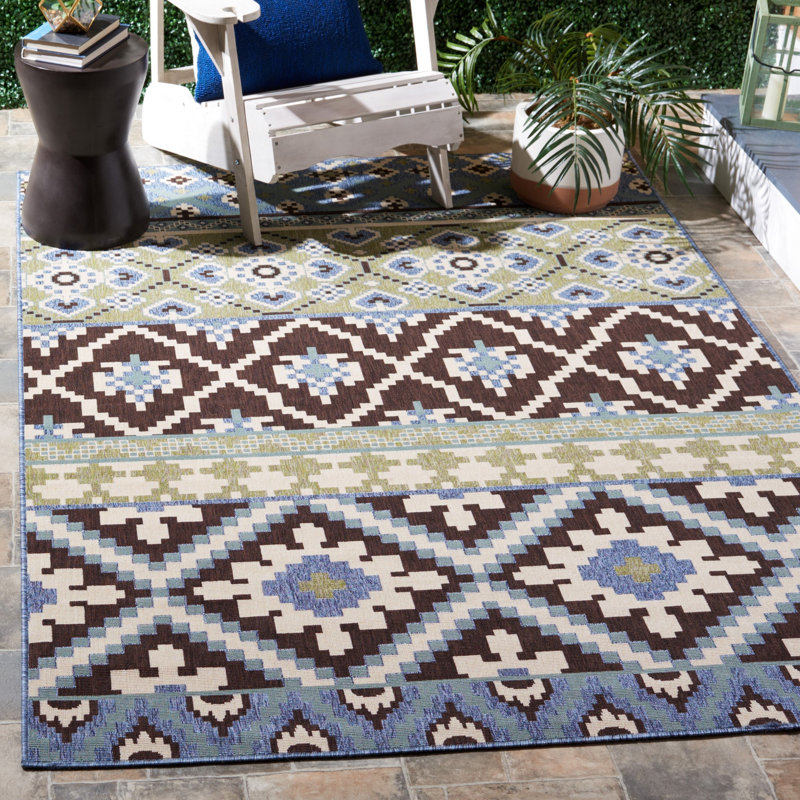 Northpoint Southwestern Indoor/Outdoor Area Rug, Rectangle 9' x 12'