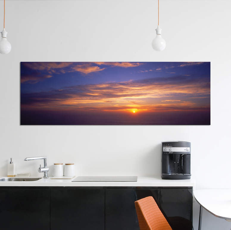 «Clouds in the Sky at Sunset, California, USA», reproduction de photo sur toile, H 20 po x l 60 po x P 1,5 po