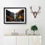 Svartifoss Waterfall in Iceland in Abstract - Framed Print-55728362-55728366