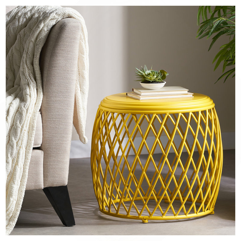 19.75 SIDE TABLE, Yellow