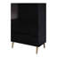 Commode 4 tiroirs en noir-1787921396