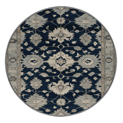 Machine Washable Overdyed Grey Area Rug