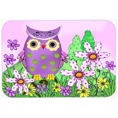 Planche à découper en verre hibou caroline qui est votre ami