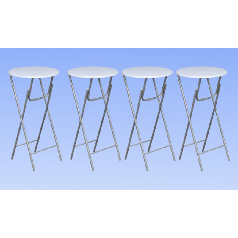 Extendable Round Metal Base Dining Table