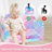 2-In-1 Flip Modular Kids Sofa, Convertible Compressible Sleeper Lounger With Soft Padding For Children Indoor Leisure