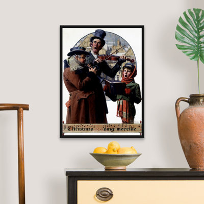 Art mural en toile Christmas Trio