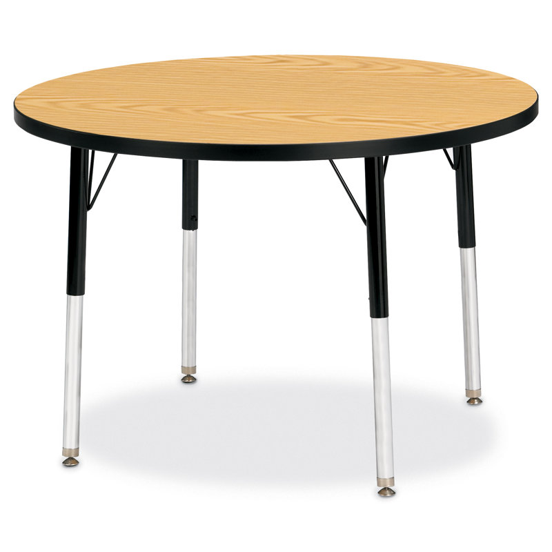 Tables rondes Berries, l 36 po x P 36 po (taille adulte : H 24 po à 31 p, Érable