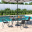 Mclaurin 4 - Person Patio Dining Set Rectangular Table-161402785-161402786