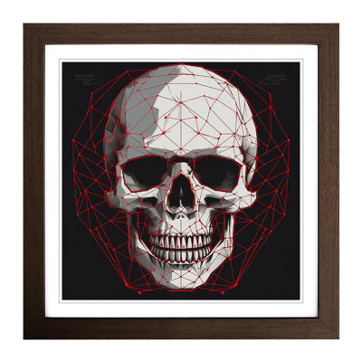 Skull Constructivism - Framed Print