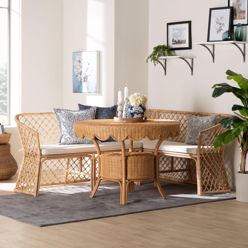 Wholesale Interiors Bali & Pari Frayne Bohemian Light Honey Rattan 3 ...