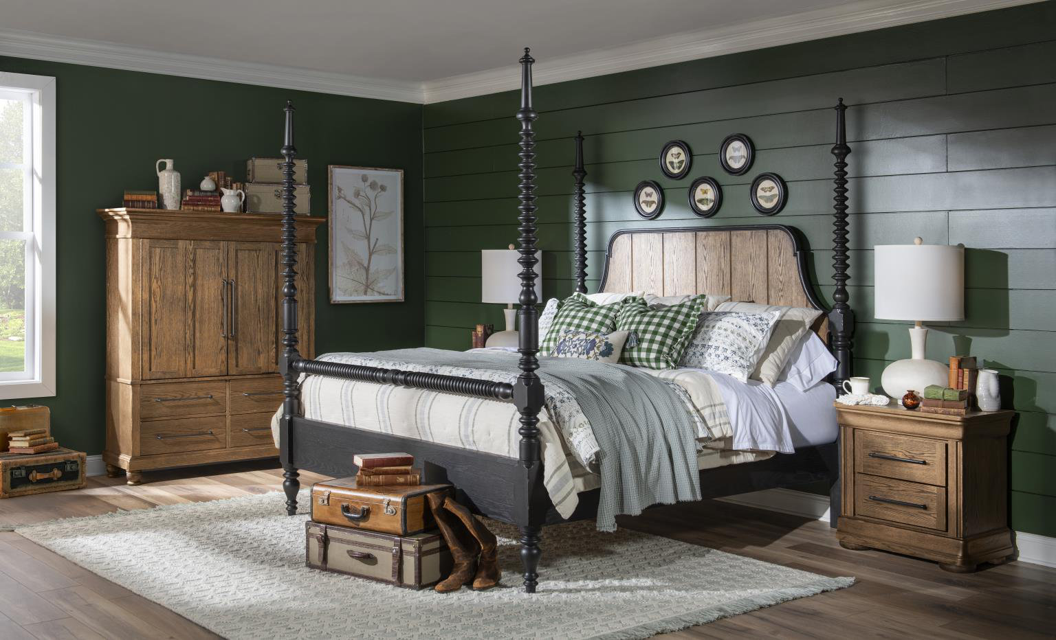 Country Living Armoire, Brown