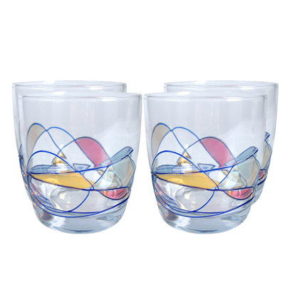 Vilonia 10oz. Handmade Drinking Glass Set