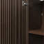 Ensemble de meuble-lavabo avec armoire et plateau en résine-615696564