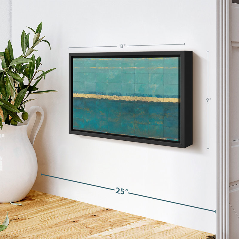 Abstract " Quietude II Canvas Print ", 9" H x 13" W