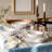 over&back Coupe 12-Piece Glossy White Hand-Finished Porcelain Dinnerware Set