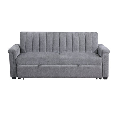 KONA DARK GREY PULL OUT SOFA