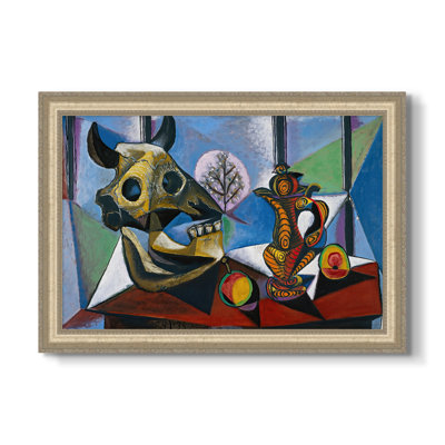 Nature morte avec crâne de taureau, 1939 - Pablo Picasso - Toile encadrée sur mesure