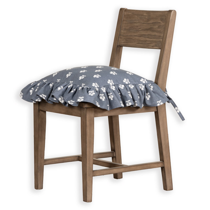 Coussin de chaise Winona, Denim