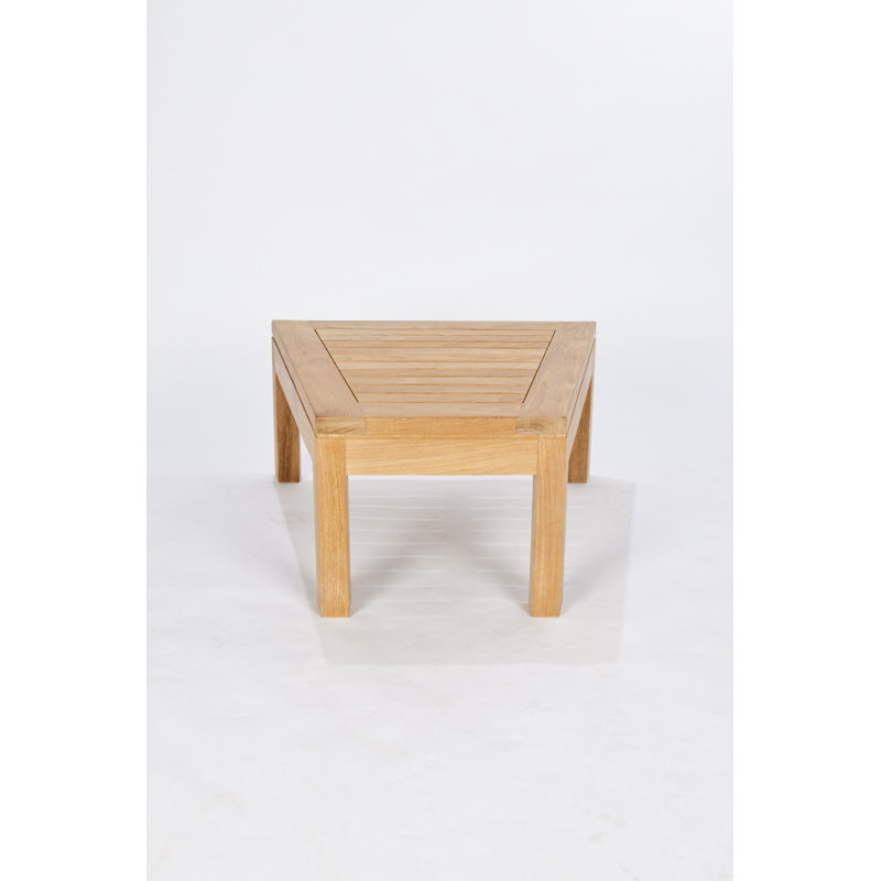 Teak Triangle Table