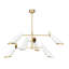 Vest Chandelier (White and Natural Brass)-1737724267