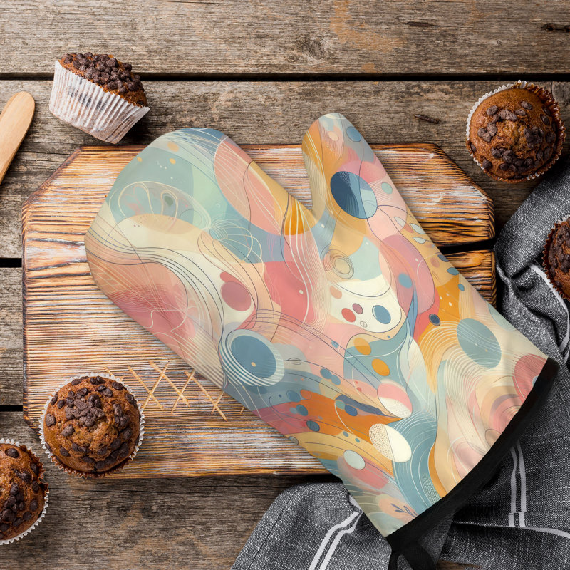 Soft Sunset Oven Mitt Cotton Twill